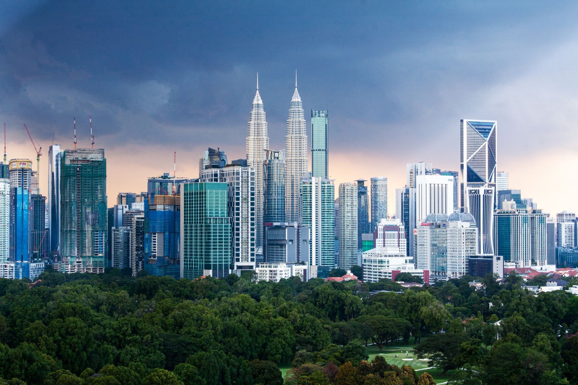 Kuala Lumpur city skyline
